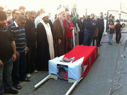 ايک بحريني نو جوان کو شہيد کر ديا