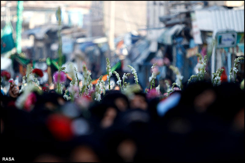نوغان کي خواتين يوم شھادت امام رضا پہ نوحہ و ماتم کرتے