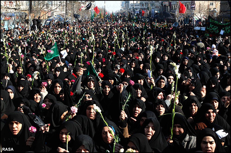 نوغان کي خواتين يوم شھادت امام رضا پہ نوحہ و ماتم کرتے