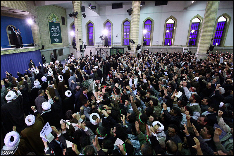 اھل تبريز کي رھبر معظم انقلاب  سے ملاقات