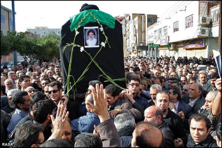 تشييع پيکر حجت الاسلام والمسلمين امامي فر در اهواز