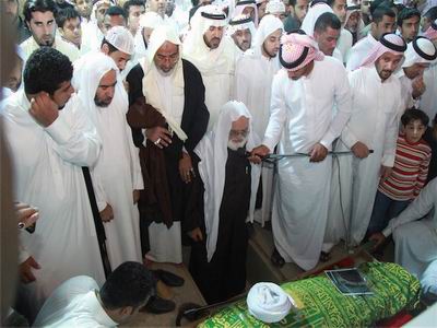 تشييع پيکر علامه شيخ علي ابراهيم المسبح