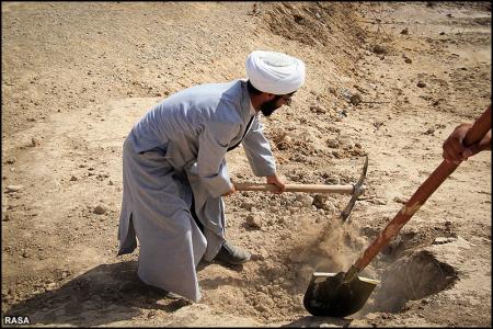 حضور روحانيان در مناطق کاروان هاي راهيان نور