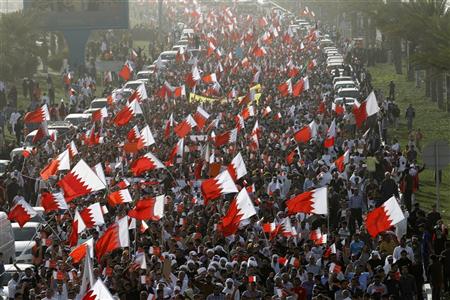 مسیرات فی البحرین تحت شعار"فبشرهم بعذاب ألیم"
