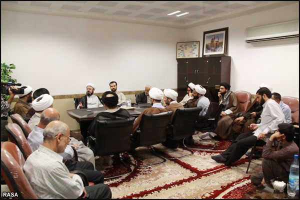 بازديد حجت الاسلام و المسلمين بهجت از مؤوسسه آموزش عالي اميرالمؤمنين اهواز