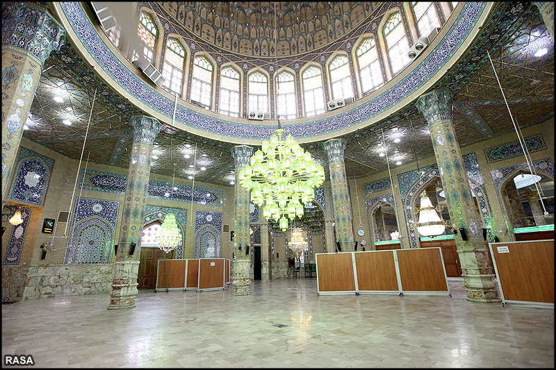 ماہ مبارک رمضان کے موقع پرمسجد مقدس جمکران کي غبار روي