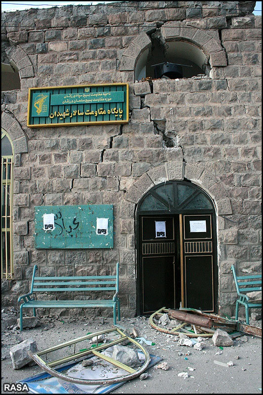 آسيب ديدگي مراکز فرهنگي و مساجد در زلزله شمال غرب کشور