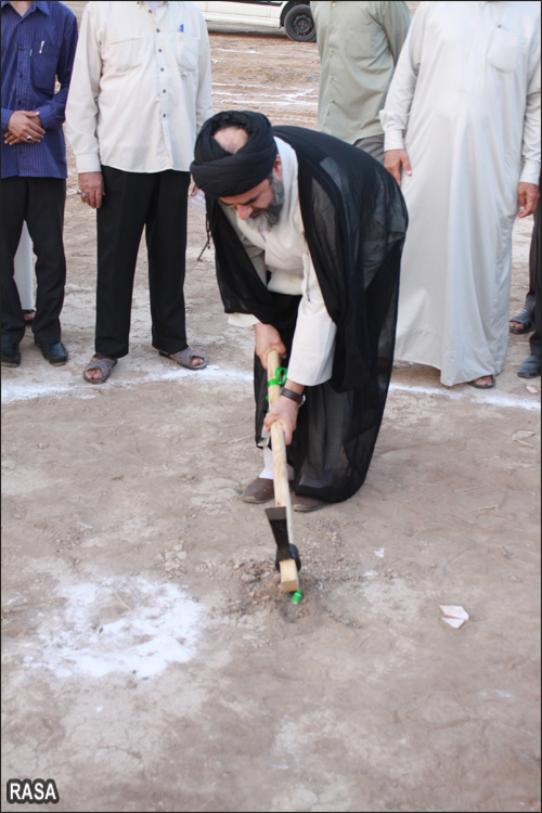 مراسم کلنگ زني مسجد جوادالائمه پرديس اهواز