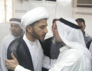 شيخ علي سلمان و شيخ حسن مشيمع از علماي شيعه بحرين