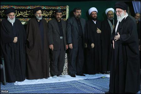 آخرين شب عزاداري در حسينيه امام خميني