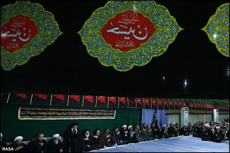 آخرين شب عزاداري در حسينيه امام خميني