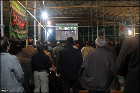 آخرين شب عزاداري در حسينيه امام خميني