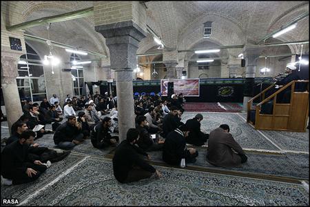 شام غريبان شهادت امام سجاد(ع) در مدرسه علميه معمار - تهران
