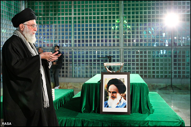 Ayatollah Khamenei Presence in Imam Khomeini Shrine and martyrs graveyard