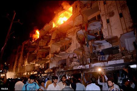 انفجار تروريستي در کراچي پاکستان