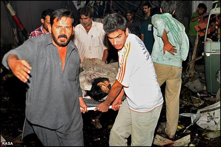 انفجار تروريستي در کراچي پاکستان