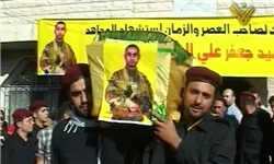 تشييع پيکر يکي از شهداي حزب الله لبنان