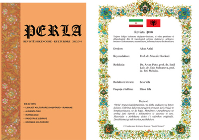 انتشار شماره جديد فصلنامه علمي و فرهنگي پرلا در آلباني