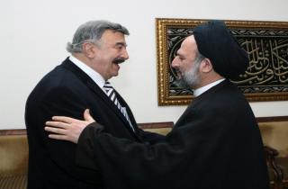 ديدار حجت الاسلام فضل الله با کمال شاتيلا