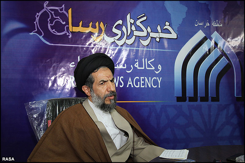 نشست خبري حجت الاسلام ابوترابي فرد در دفتر خبرگزاري رسا مشهد