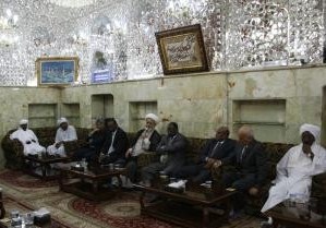 ديدار توليت آستان مقدس نجف اشرف با گروه سوداني