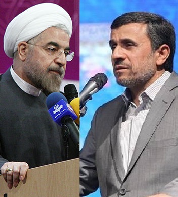 احمدي نژاد و روحاني
