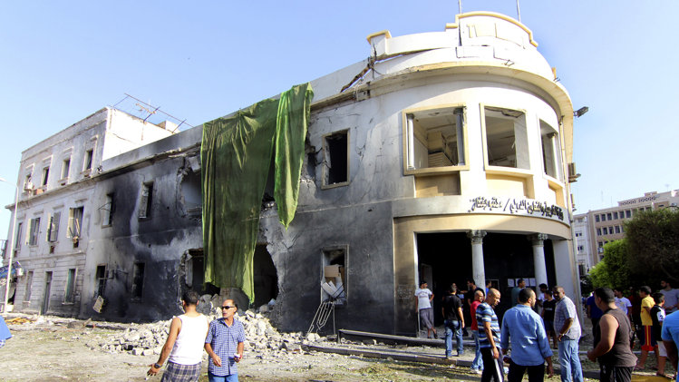 ساختمان سابق کنسولگري آمريکا در بنغازي