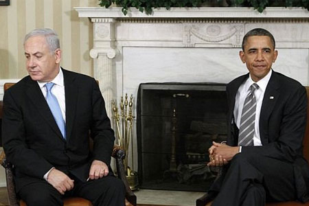 باراک اوباما و بنيامين نتانياهو