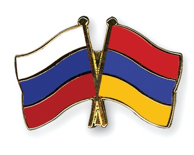 پرچم کشور روسيه و ارمنستان