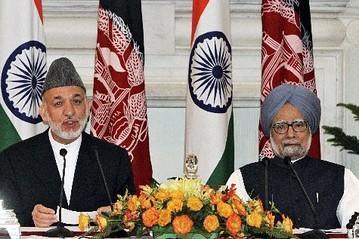 نخست وزير هند و رئيس جمهور افغانستان