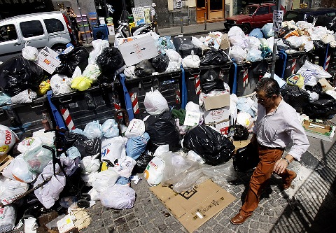 بحران زباله در ايتاليا