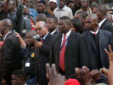 جاکوب زوما رئيس جمهوري آفريقاي مرکزي