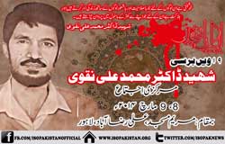 شہيد ڈاکٹر محمد علي نقوي کي 19 ويں برسي