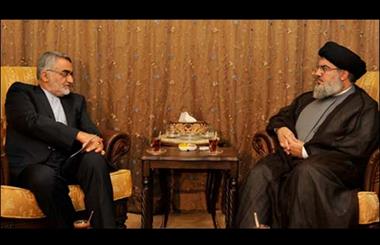 Hezbollah leader holds talks with Iranian delegation