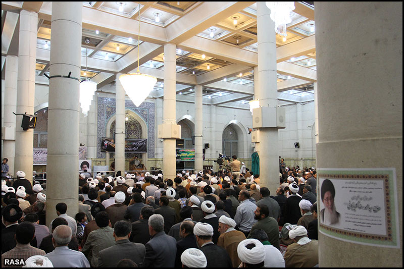 مراسم سالگرد ارتحال آيت‌الله گلپايگاني در مسجد اعظم قم