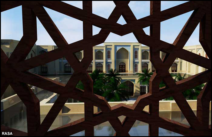 صحن حضرت زهرا(س)