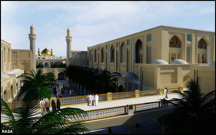 صحن حضرت زهرا(س)