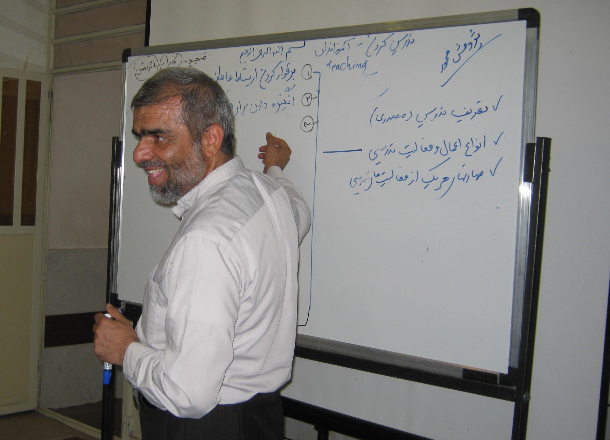 استاد مجيد طرقي در دوره آموزشي اساتيد حوزه هاي استان سمنان