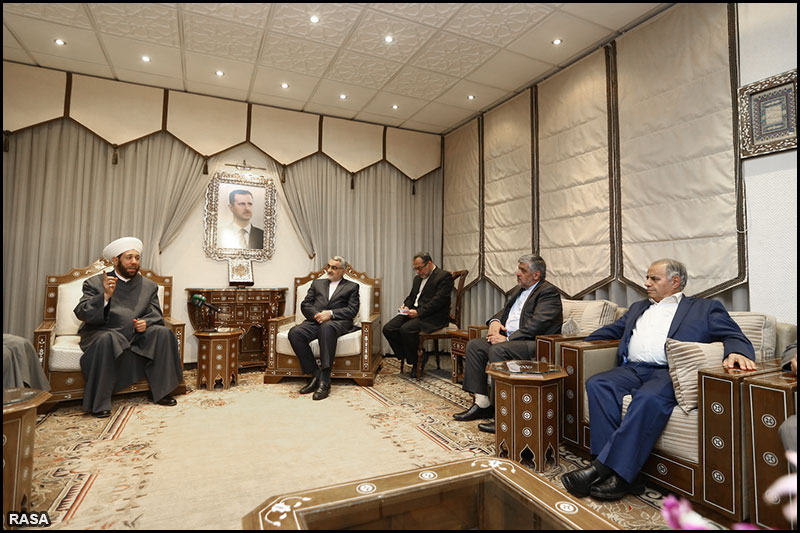 ديدار هيأت پارلماني ايران با مفتي اعظم سوريه