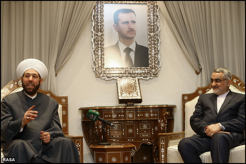 ديدار هيأت پارلماني ايران با مفتي اعظم سوريه