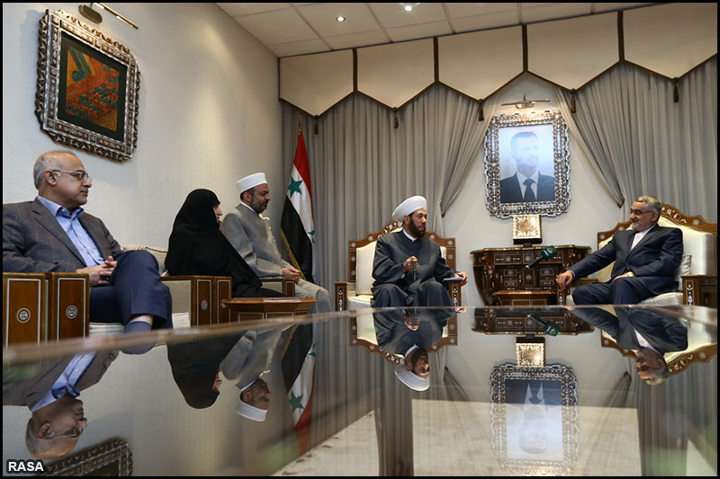ديدار هيأت پارلماني ايران با مفتي اعظم سوريه
