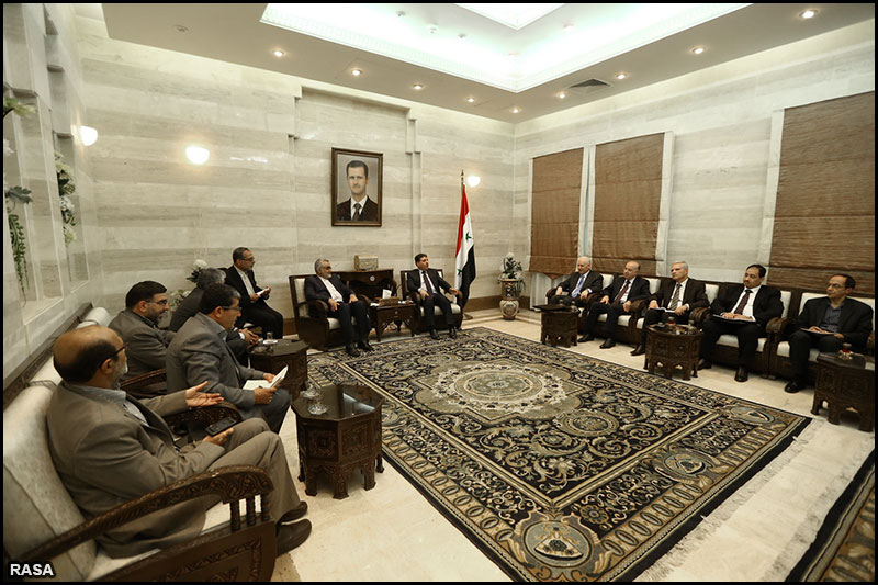ديدار هيأت پارلماني ايران در با نخست وزير سوريه