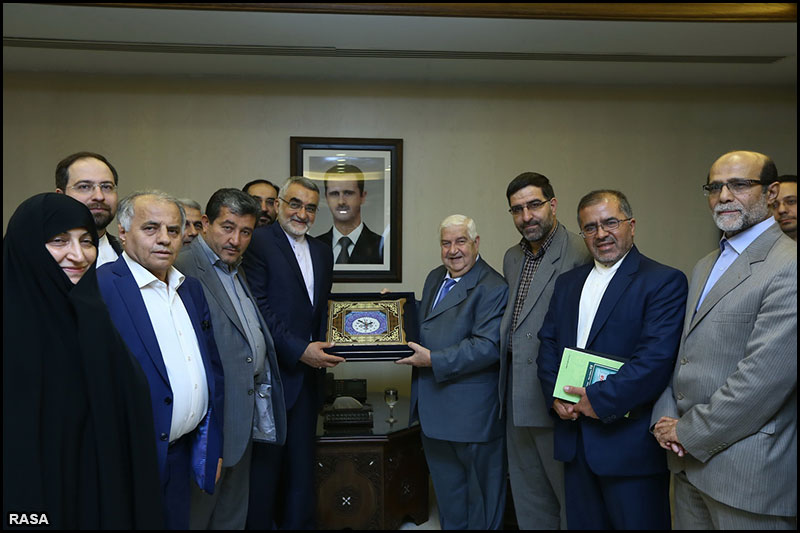 ديدار هيأت پارلماني ايران با وزير امور خارجه سوريه