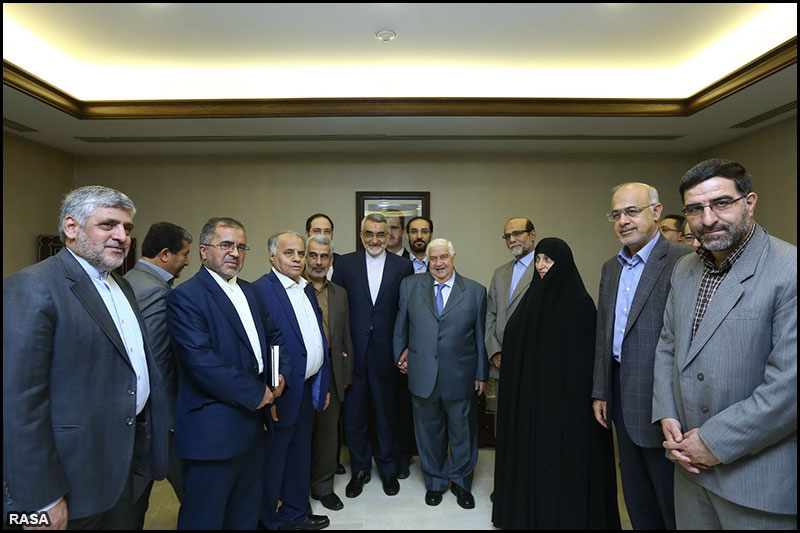ديدار هيأت پارلماني ايران با وزير امور خارجه سوريه