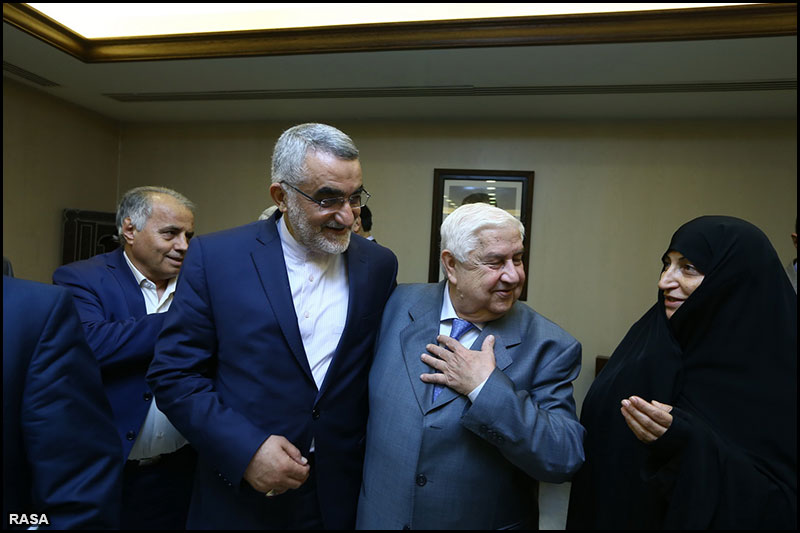 ديدار هيأت پارلماني ايران با وزير امور خارجه سوريه