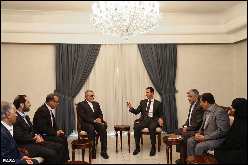 ديدار هيأت پارلماني ايران با بشار اسد رييس جمهور سوريه