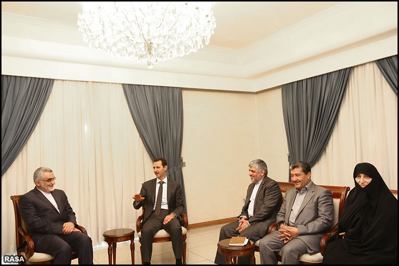 ديدار هيأت پارلماني ايران با بشار اسد رييس جمهور سوريه