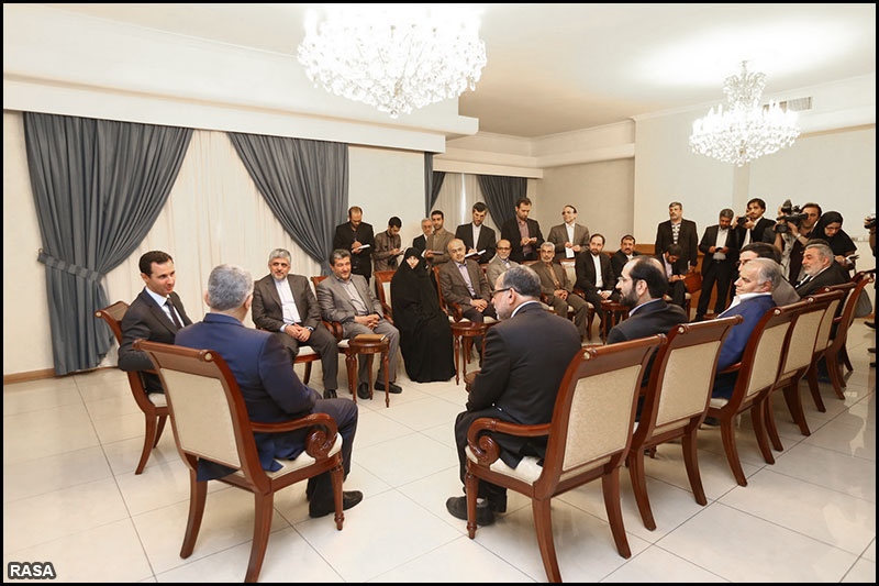 ديدار هيأت پارلماني ايران با بشار اسد رييس جمهور سوريه