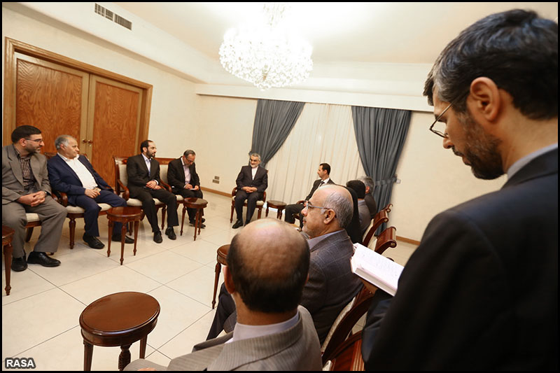 ديدار هيأت پارلماني ايران با بشار اسد رييس جمهور سوريه