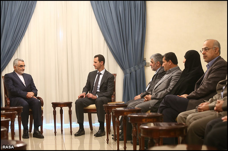 ديدار هيأت پارلماني ايران با بشار اسد رييس جمهور سوريه